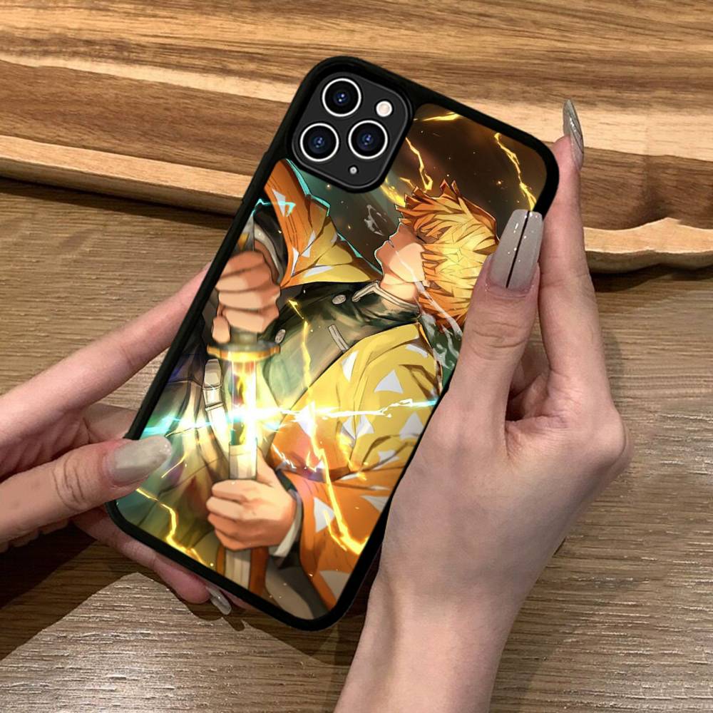 Zenitsu Agatsuma Phone Case Silicone PC+TPU For For IPhone 11 12 13 14 15 16 Plus Pro Max Cover
