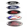 New 2026 Car Sticker 2025 Hot 17.5x7.5CM Car Logo Front Hood Trunk Badge Sticker for Ford Fiesta Focus Fusion Edge Ecosport Tran