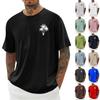 Men's Hawaii Printed T-Shirt Men's Loose Casual Short Sleeve Top