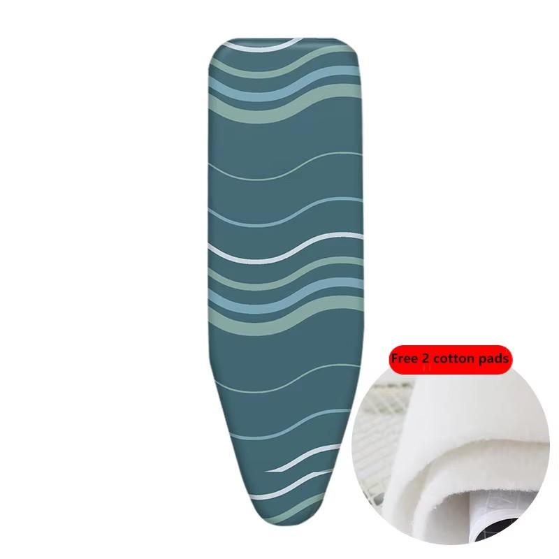 1 комплект чехлов и подкладок для гладильной доски класса люкс, в комплект входят 2 ватных диска (Гладильная доска в комплект не входит.)