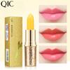 QIC Bullet Теплая губная помада Увлажняющая и увлажняющая губная помада, меняющая цвет Стойкая и красочная