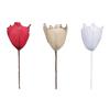 Decorative Flower Realistic Shiny Sparkling Festive Christmas Flower Decorations Versatile Ornaments for Trees Garlands Parties