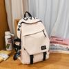 Capacity Simple Big Backpack With Letter Print Design And Waterresistant Fabric
