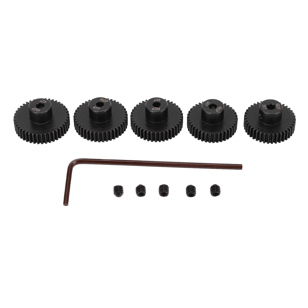 5 шт. RC шестерня мотора пиньон F 48DP 0.53m 38T 39T 40T 41T 42T аксессуар для вала 3.175 мм