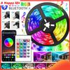 Bluetooth LED Strip Lights RGB 5050 SMD Flexible Ribbon NO Waterproof RGB LED Light Tape Diode DC Control TV Backlight