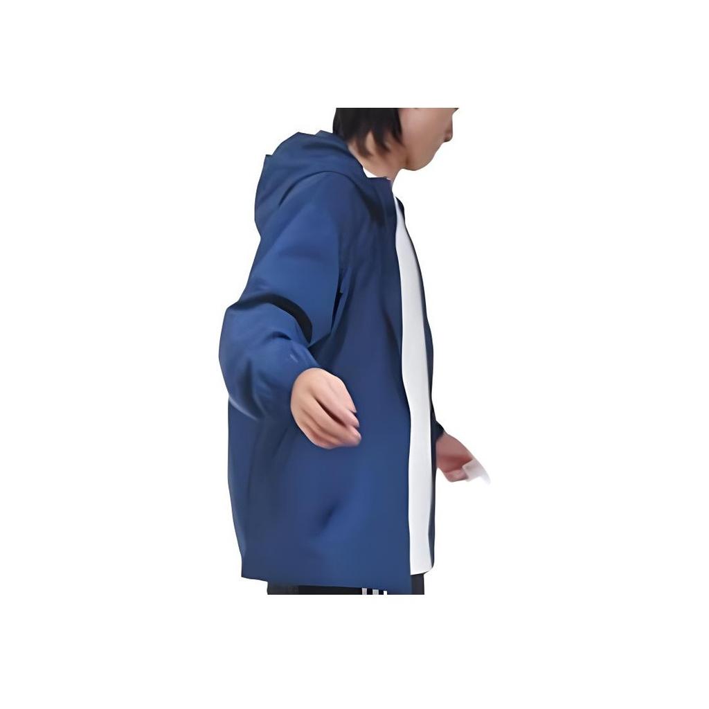 Adidas Originals Adicolor Logo Striped Zip-Up Long Sleeve Jacket Men Jackets Blue IR9858