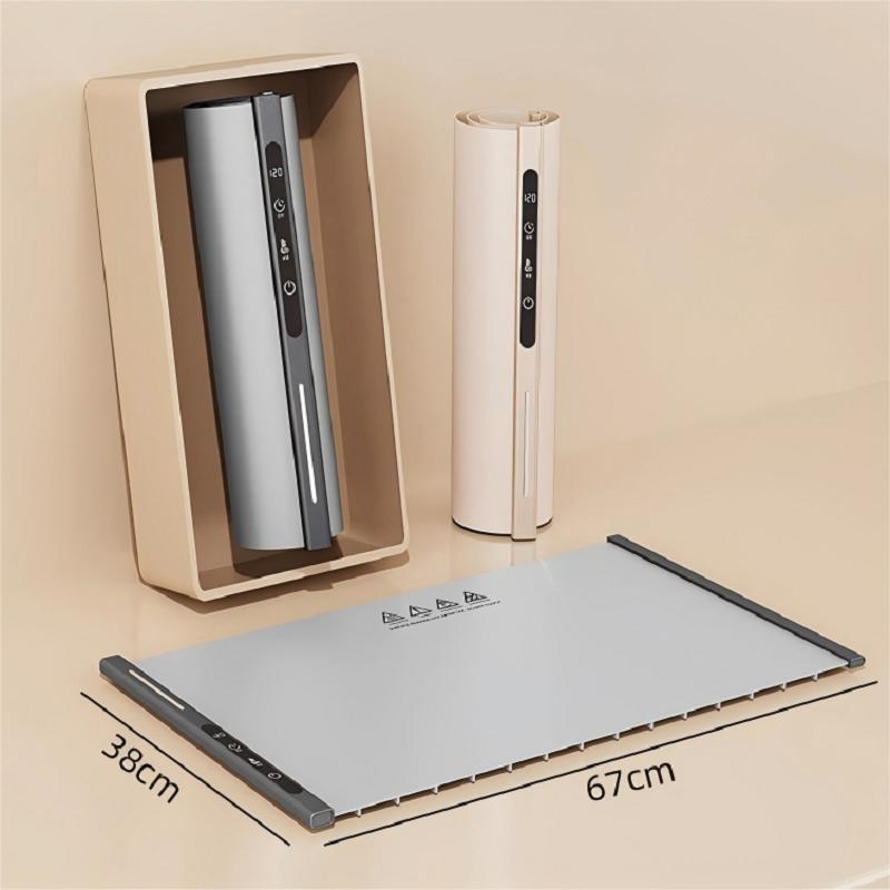 HOMEFISH Portable Electric Food Warming Tray Foldable Warm Mat with 3 Temperature Settings Fast Full Surface Heating for Parties