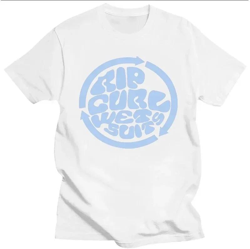 Мужская летняя футболка из 100% хлопка, свободного кроя, повседневная, с круглым вырезом, с принтом, спортивная, с коротким рукавом.