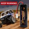 Melasta 7.2V RC NiCd Battery, High-Capacity 2000mAh, with Tamiya Compatible Discharge Connector, Replacement for Various RC Cars, Ports, and Racing Ca