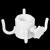 5Pcs Adjustable Beach Umbrella Hook 4-prongs Plastic Hanger for Towels Hats Sunglasses Bags Compact Beach Gear Organizer Hook for Poolside Camping