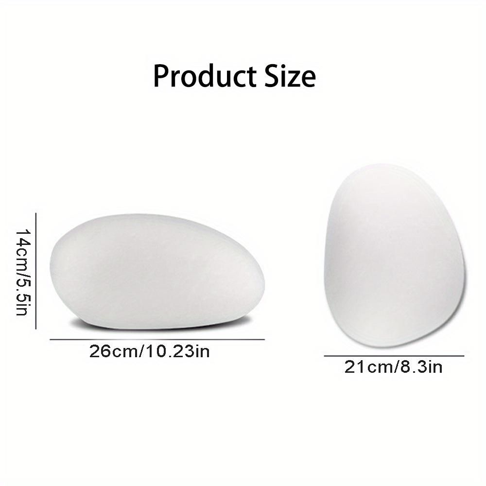 1pc Solar Stone Lights, Artificial Pebble Lights, Large Size Stone Lights, Outdoor Color Changing Landscape Lights