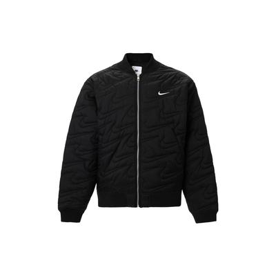 Спортивная одежда Swoosh Solid Color Zip-Up Casual Jacket Men Jackets Black FV6152-010