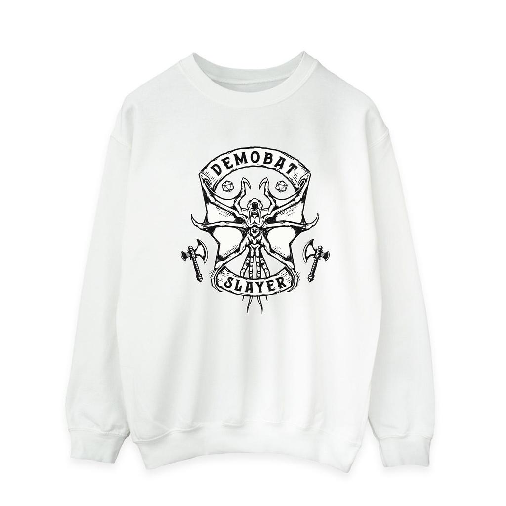 Netflix Mens Stranger Things Demobat Slayer Sweatshirt