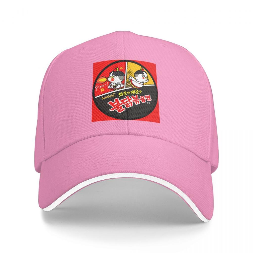 Рамен Buldak со вкусом острого цыпленка Бейсболки Snapback Бейсбольные кепки Дышащие Повседневные Кепки для улицы Унисекс