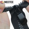 Meetee 8# 15# 70-150см Разъемная пластиковая молния с одним автозамком, длинная молния для пуховика, сумки, палатки, швейные аксессуары для одежды