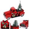 Christmas Truck Decoration Red Home Decorations Centerpieces for Tables Model Vintage