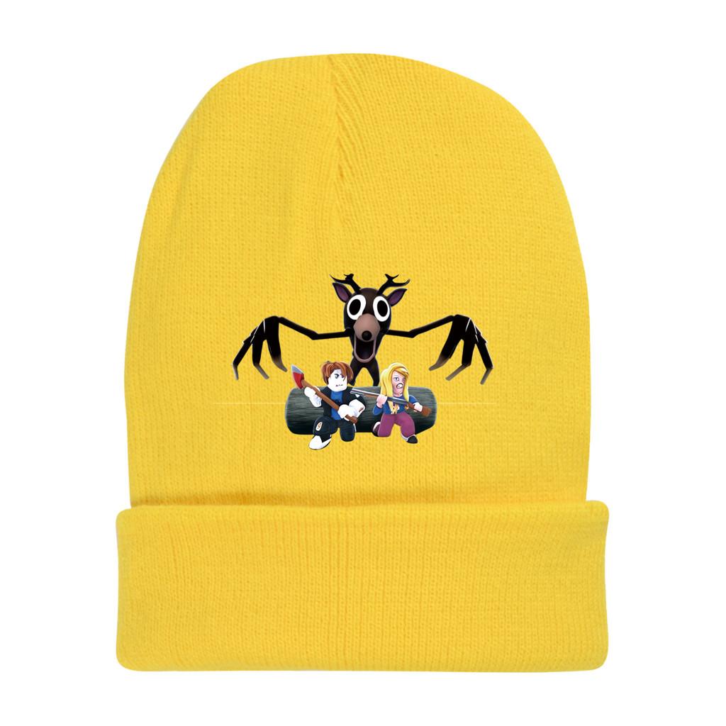 Детские Девочки Модные Аксессуары 99 Ночей в Лесу Принтованные Повседневные Шляпы Кепки с Козырьком Вязаная Шапка