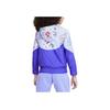 Nike Спортивная куртка Icon Clash Windrunner с абстрактным узором и капюшоном на молнии, детские куртки синего цвета DQ8879-085