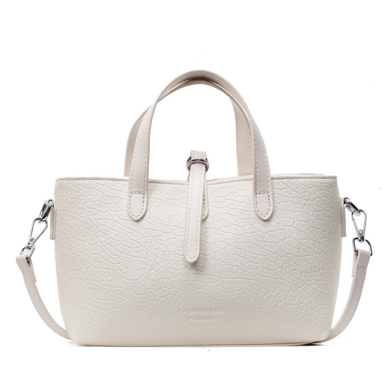 Текстурированная сумка-тоут женская новая модная текстурированная сумка на плечо популярная сумка-мессенджер для поездок на работу