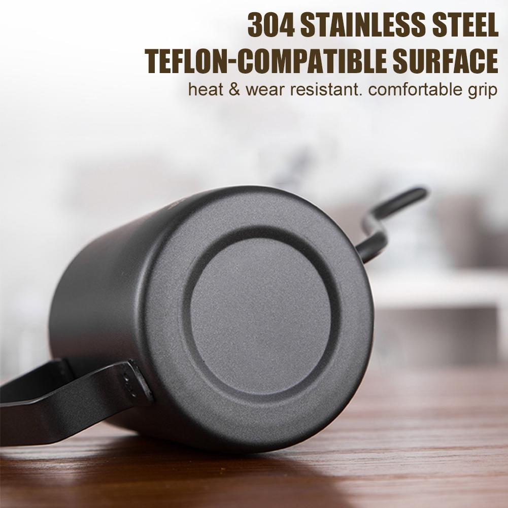 250мл/350мл Чайник с гусиным носиком для пуровера из нержавеющей стали, кофейник с длинным узким носиком для капельного кофе, подарок для любителя кофе