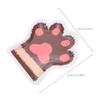 ERINGOGO 30 Cat Paw Shaped Party Paper Plates Disposable Cake Fruits Desserts Cute Motif Tableware Birthday