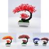 Pinus Hwangshanensis Mini Plastic Bonsai Landscape Ornament For House Interior Decoration