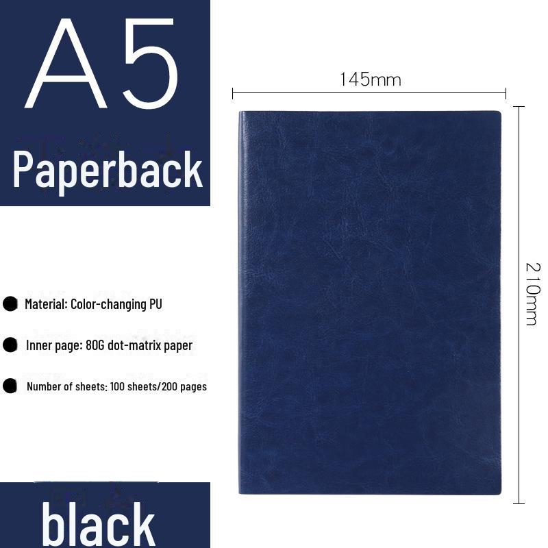 Подарочный набор из кожаных блокнотов премиум-класса с индивидуальным логотипом, форматы A5/B5, толстый блокнот для конференций