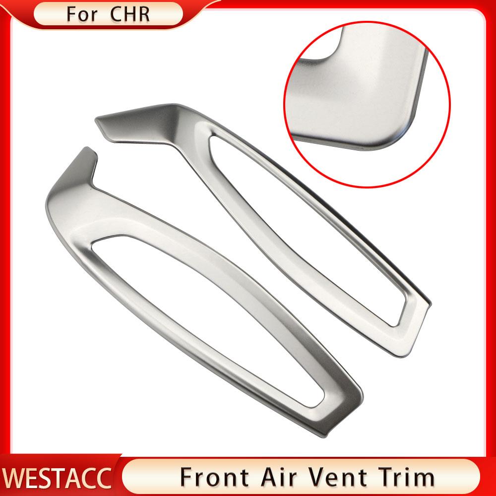 Автомобильный кондиционер AC вентиляционная розетка Наклейка для Toyota C-HR CHR 2016 2017 2018 2022 LHD