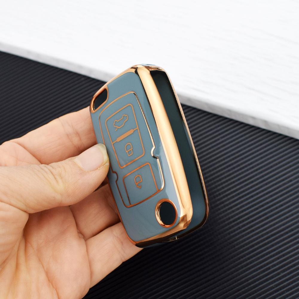 Складной ТПУ Чехол-накладка для ключа дистанционного управления автомобиля для Geely Emgrand EU 7 EC7 EC715 EC718 EC7-RV EC715 EC718-RV GC5 GC6 EC8 SL