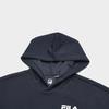 Fila Официальный женский вязаный худи 2024 Весна Новый Простой Свободный Теннисный Спортивный Свитшот Женские топы Королевский-синий A11W413210F-NV
