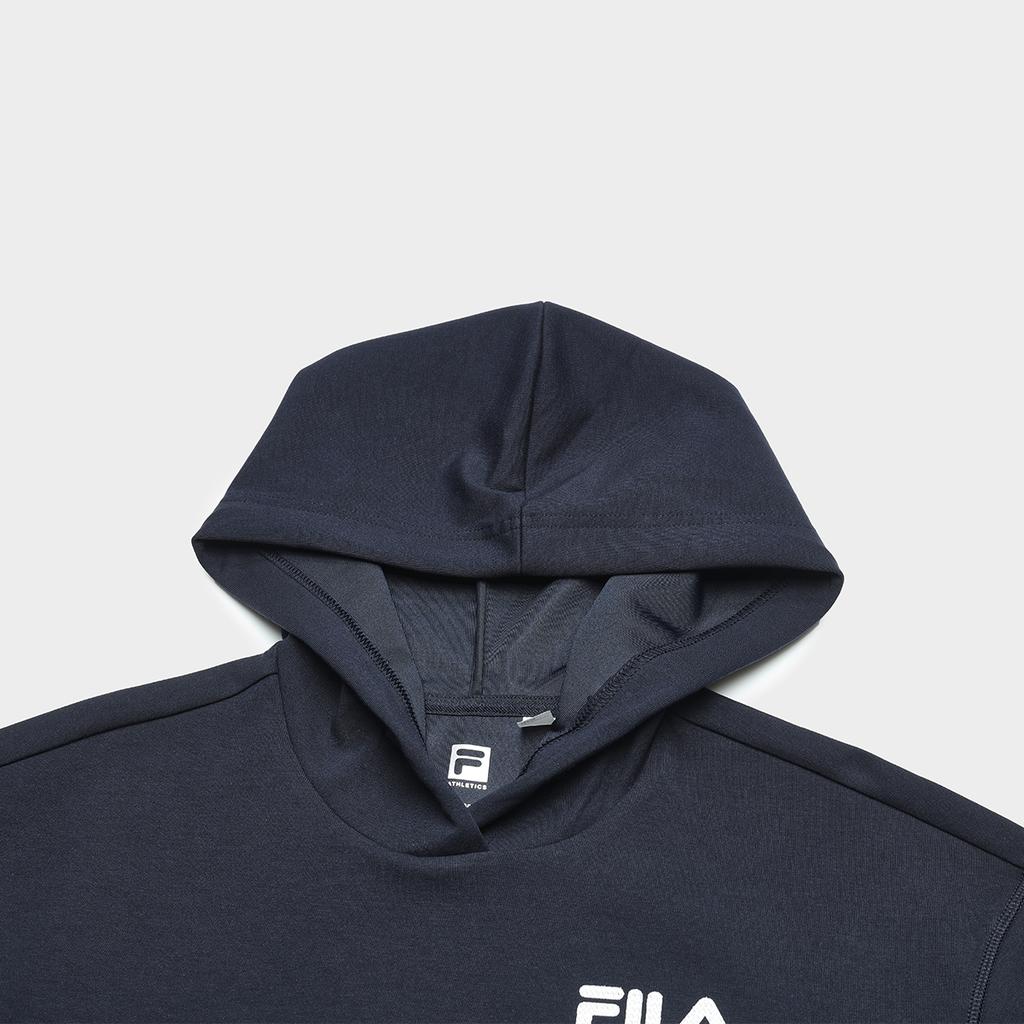 Fila Официальный женский вязаный худи 2024 Весна Новый Простой Свободный Теннисный Спортивный Свитшот Женские топы Королевский-синий A11W413210F-NV