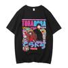 Toradora Cotton T Shirt Teen Gothic Korean Clothes 80s University Top Tees Digital Graphic Colorful Gothic Kawaii Harajuku2