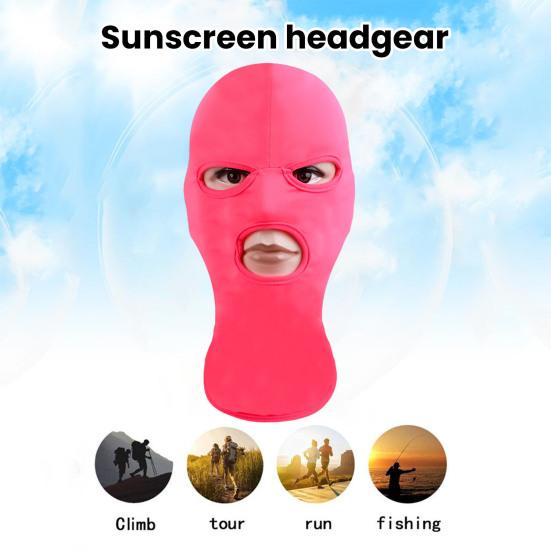 Унисекс полный шлем для верховой езды дышащий эластичный открытый рот показать глаза лицо капюшон взрослый косплей костюм