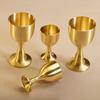 Classic Gold Brass Wine Glass Drinking Cup Mug for Party Wedding Scene