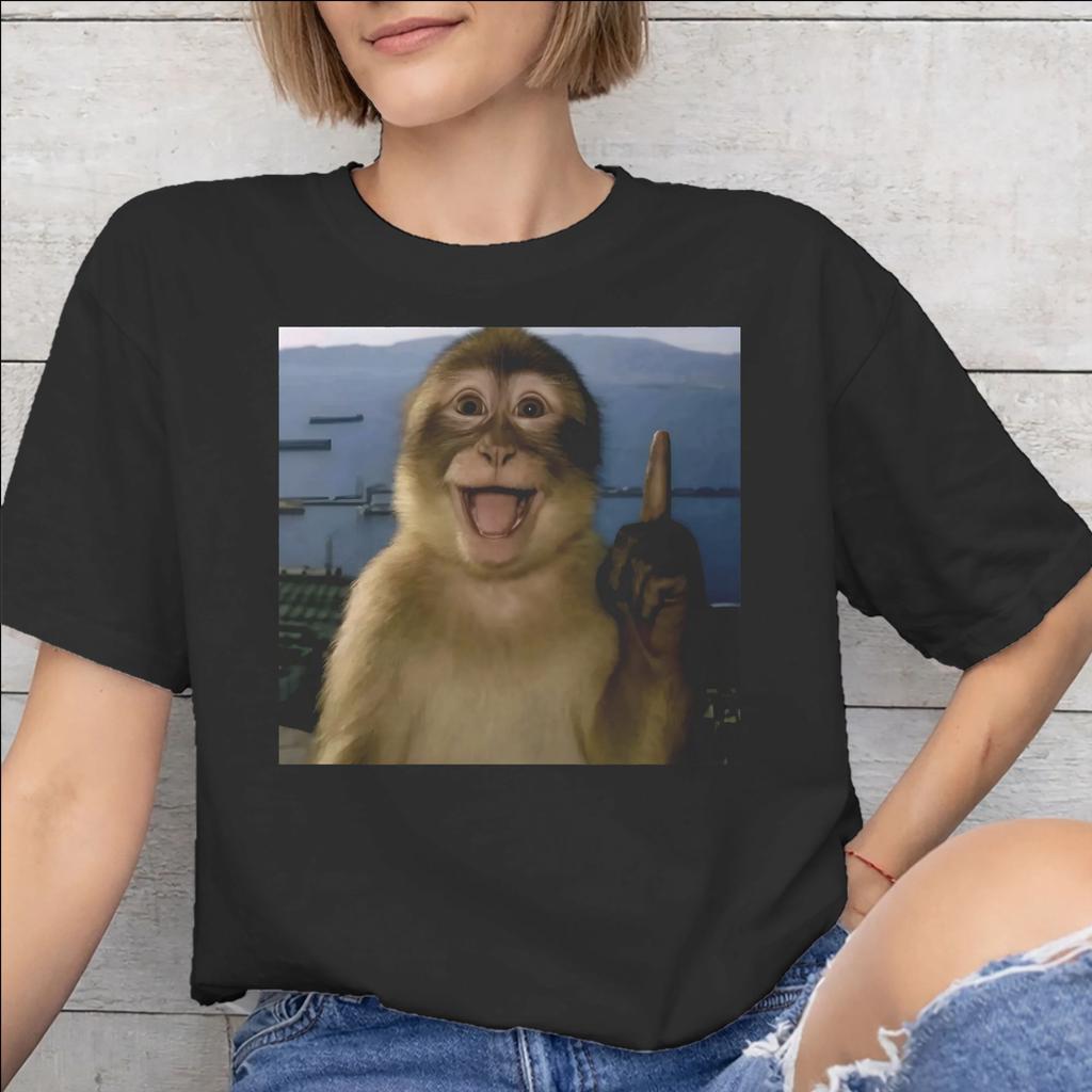 Thinking Monkey Meme Outfit Unisex Unisex T Shirt 100 Cotton Tee New Arrival Tshirt Clothing