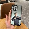 Красивый британский актер Том Холланд Чехол для телефона для iPhone 17, 16, 15, 14, 13, 12, 11 Plus, Pro Max Цветной Посеребренный Внутренний чехол