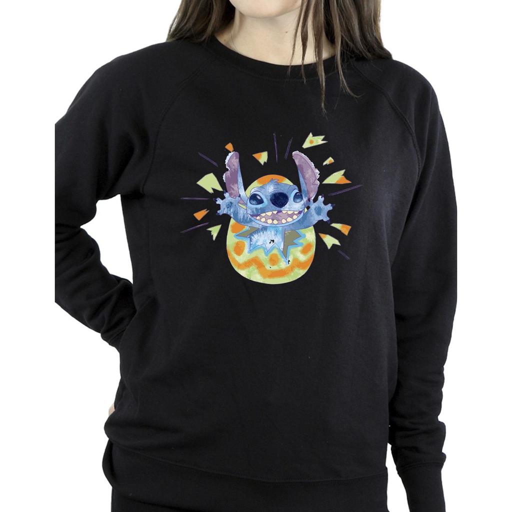 Disney Womens/Ladies Lilo & Stitch Cracking Egg Sweatshirt