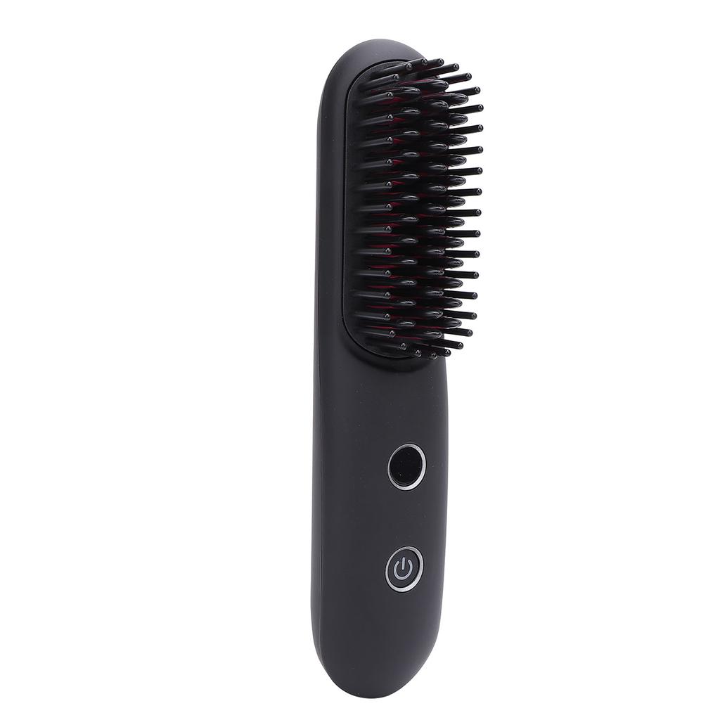Hair Straightener Brush Cordless Negative Ion Hair Straightening Comb Portable Straight Curl Dual