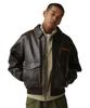 Avirex Flight Antique Size A-2 Jacket, Lamb, Men's, 40, 050, Brown, 783-4950018