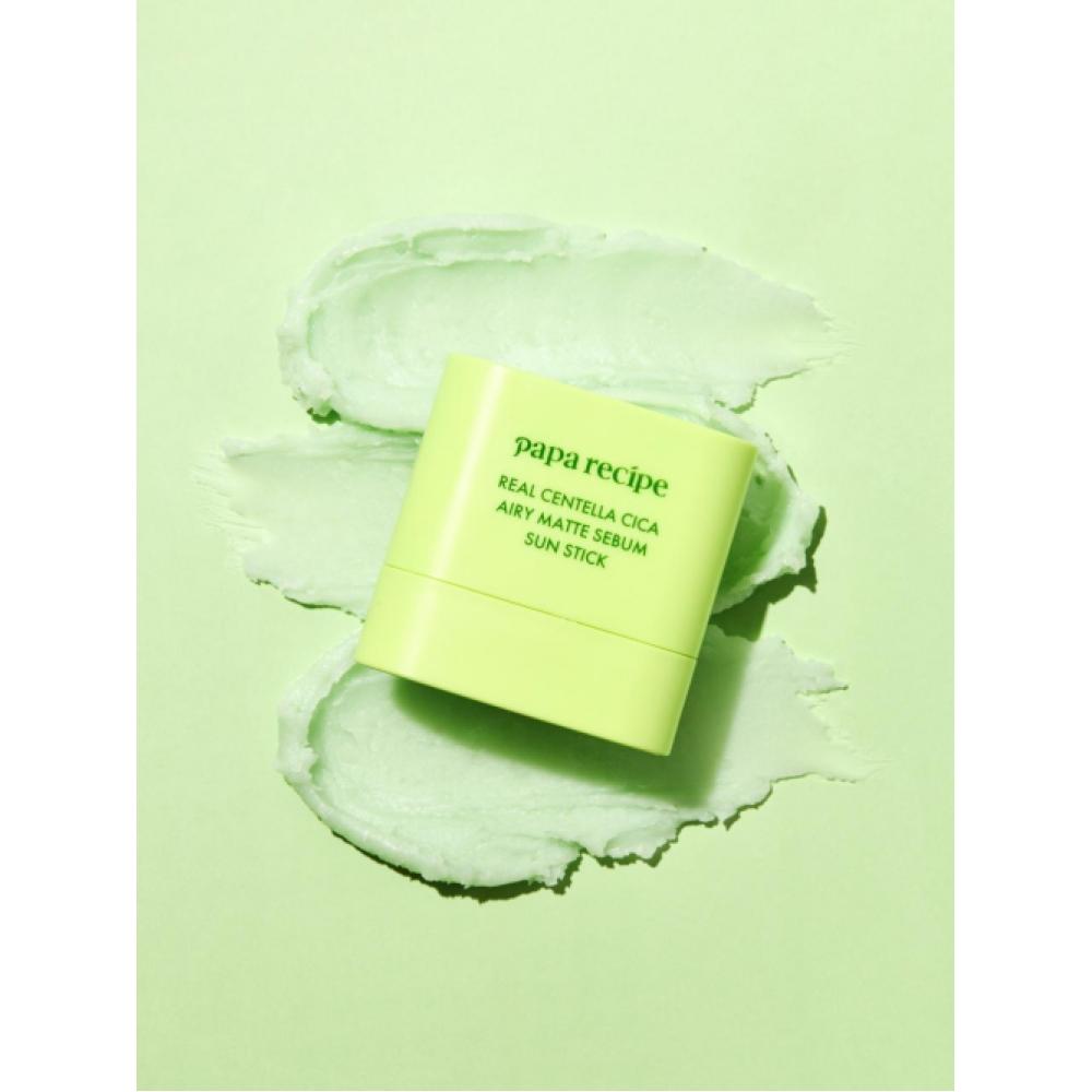 Paparecipe Real Centella Cica Воздушный Матовый Солнцезащитный Стикер от Себума 10г