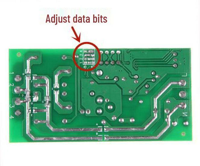 220V Wireless Remote Light Controller with Learning Code Butterfly Switch