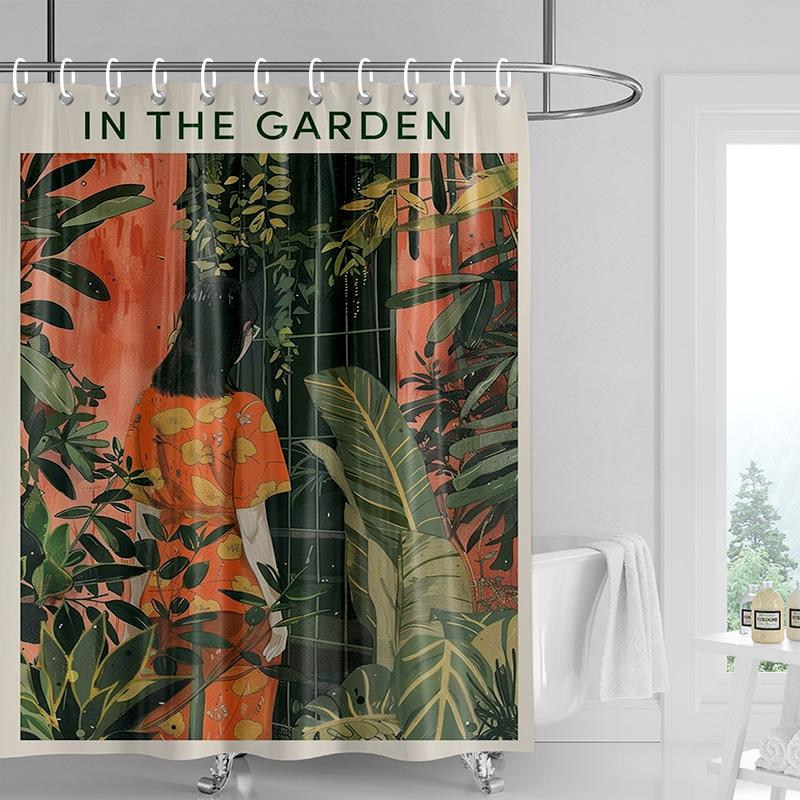 Американский Инс Занавеска для душа Абстрактная иллюстрация Занавеска для ванны Отель/Спа Перегородка для уединения 180X 200См 240 X180См
