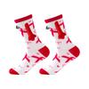 Valentine's Day Couple Heart-Shaped Magnet Socks With Hand-Holding  (Mid-Calf Socks)