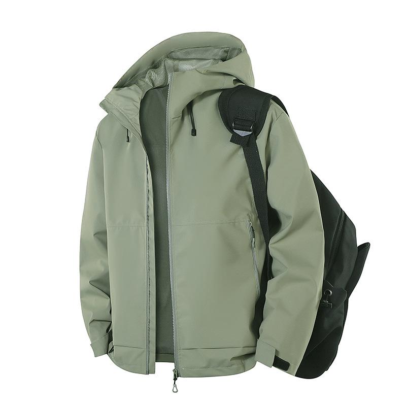 Мужская повседневная куртка с капюшоном для активного отдыха - пальто осень/зима