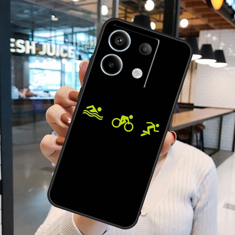 Triathlon Tri Life Case For Xiaomi Redmi Note 15 Pro Plus 10 11 12 13 14 Pro Redmi 15 15C 10C 12C 13C 14C Cover