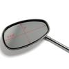 1 Pair 10MM Motorcycle Rearview Side Mirrors Adjustable Blind Spot Mirror for Kawasaki Suzuki