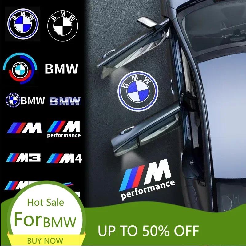 LFRNN1 Car Sticker Car 2pcs For BMW M Car Door Logo Led Light 1 3 5 7 X1 X3 X5 X6 Z E81 E83 E87 E60 E61 E70 E71 E90 E91 F20 F30 Accesso