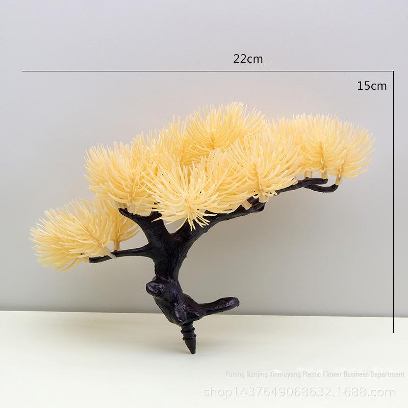 Искусственная сосна туя с горшком - декор гостиной и украшение для ландшафтного дизайна альпинария