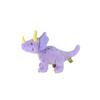 SunLemon Fluffy's Rainbow Triceratops Medium Plush Toy, 14 x 32 x 23cm, Colorful and Cute, Perfect for Social Media and Photo Shoots, Light Purple,