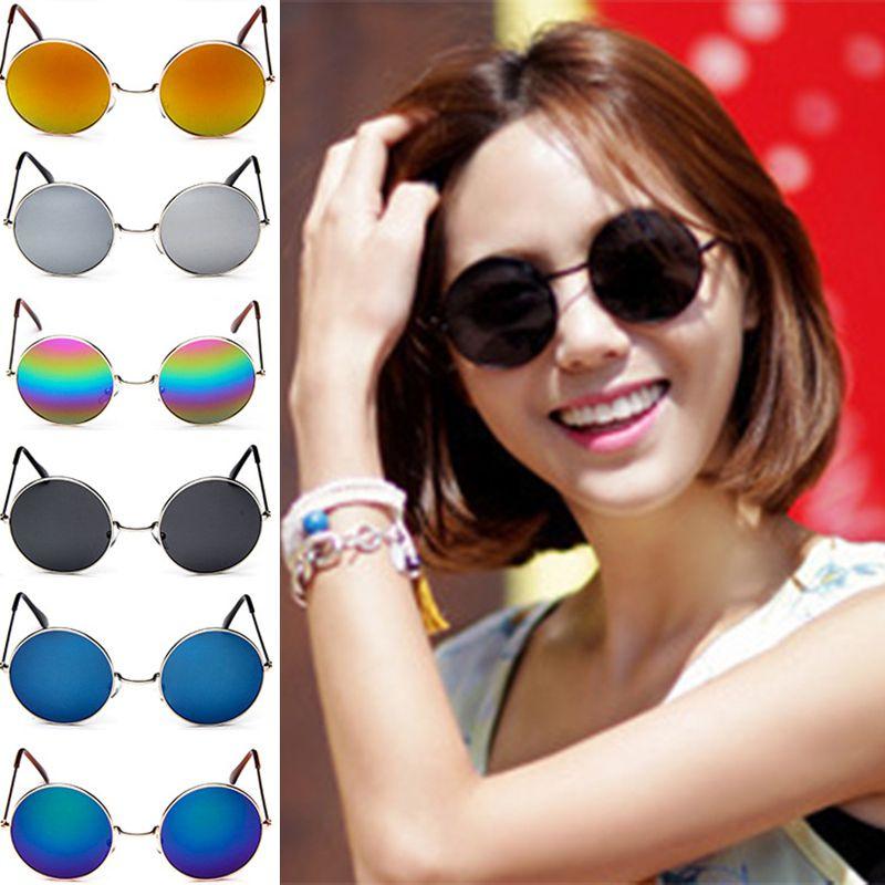 Ретро Круглые Винтажные Очки Хиппи Для Мужчин И Женщин С Легкой Металлической Оправой